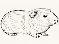 stilisiertes Meerschweinchen